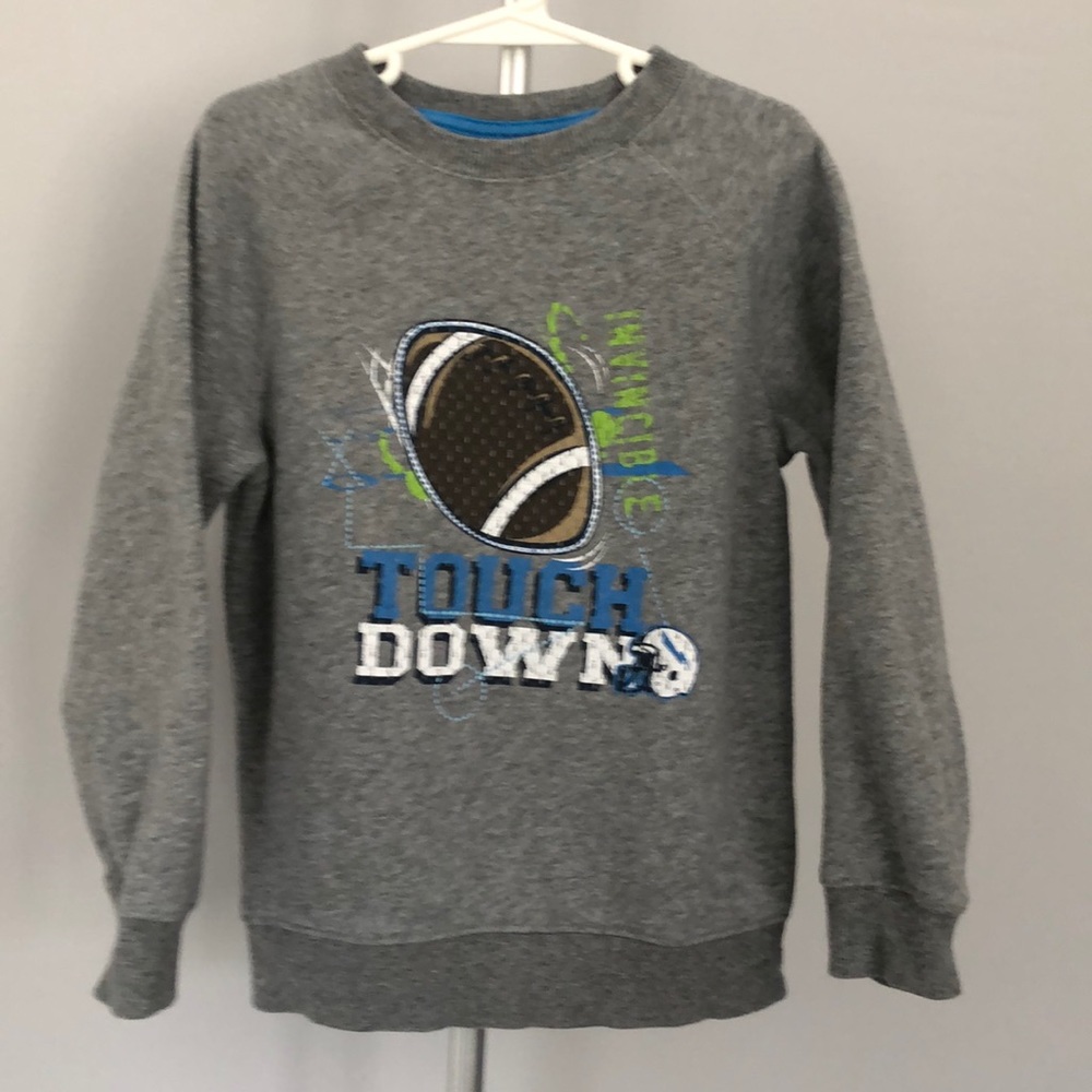 Jumping Beans Football Touchdown Sweatshirt Size 5/6 Game Day Apparel